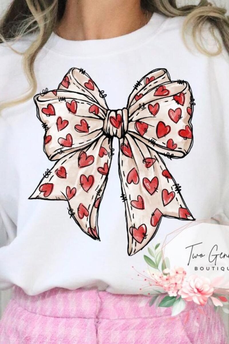 Valentines Bow Tee