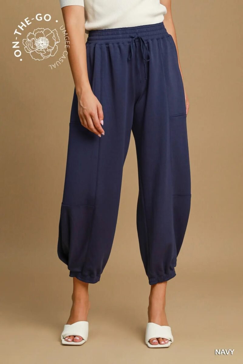 Luxeknit Barrel-Leg Joggers