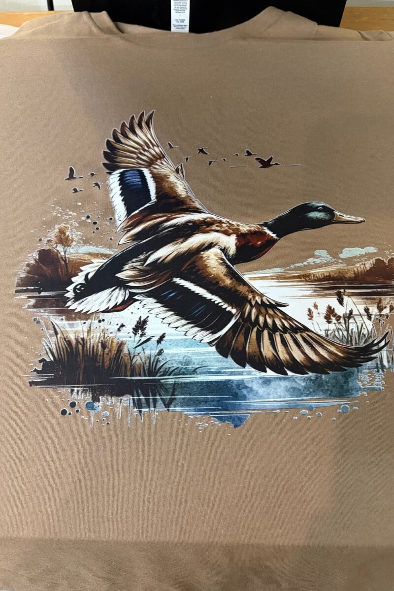 Flying Mallard Duck Tee
