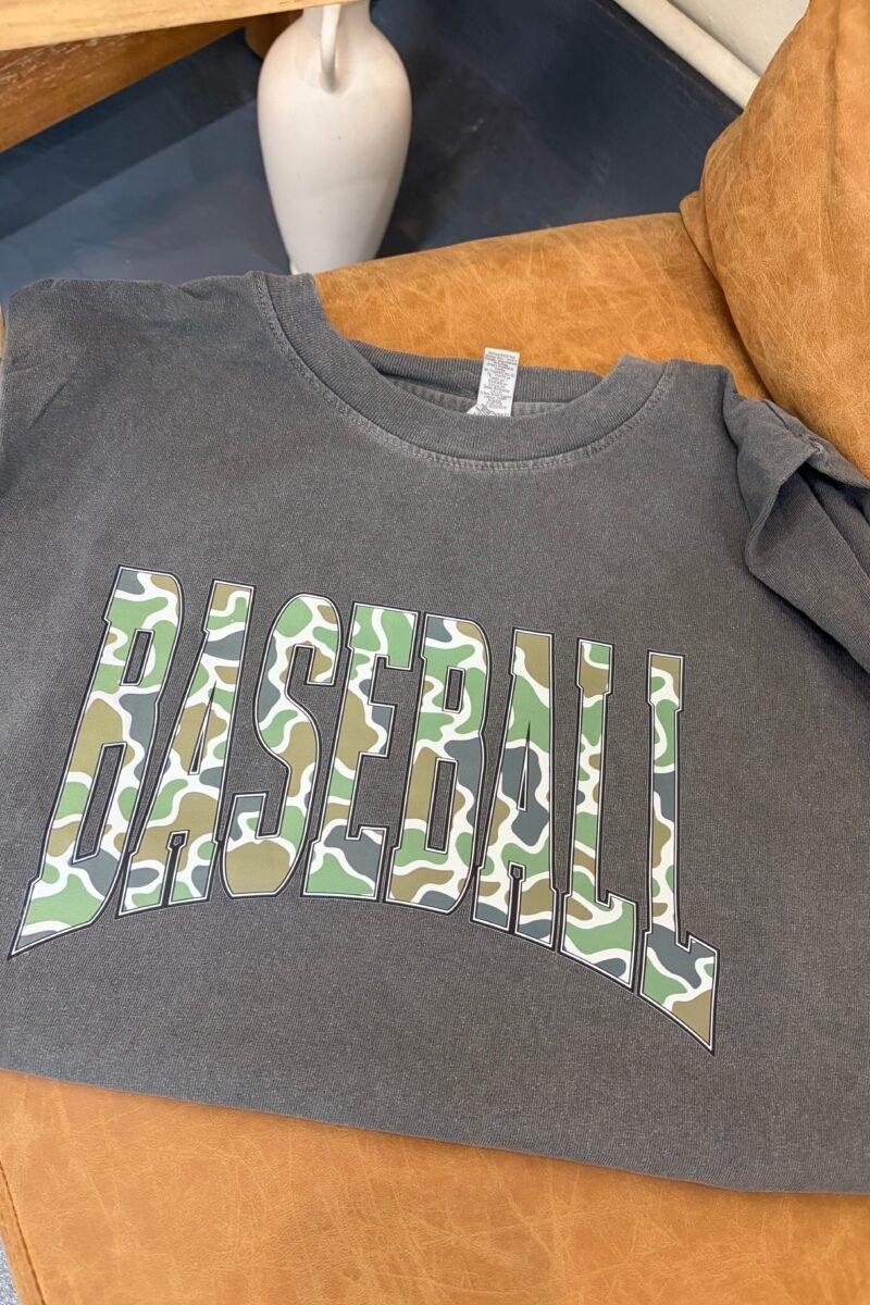 Camo Baseball T-Shirt