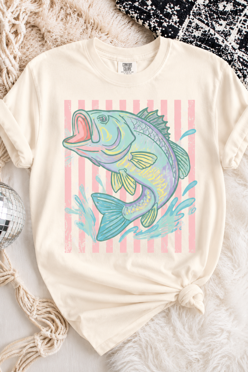 Retro Bash Fish Graphic Tee